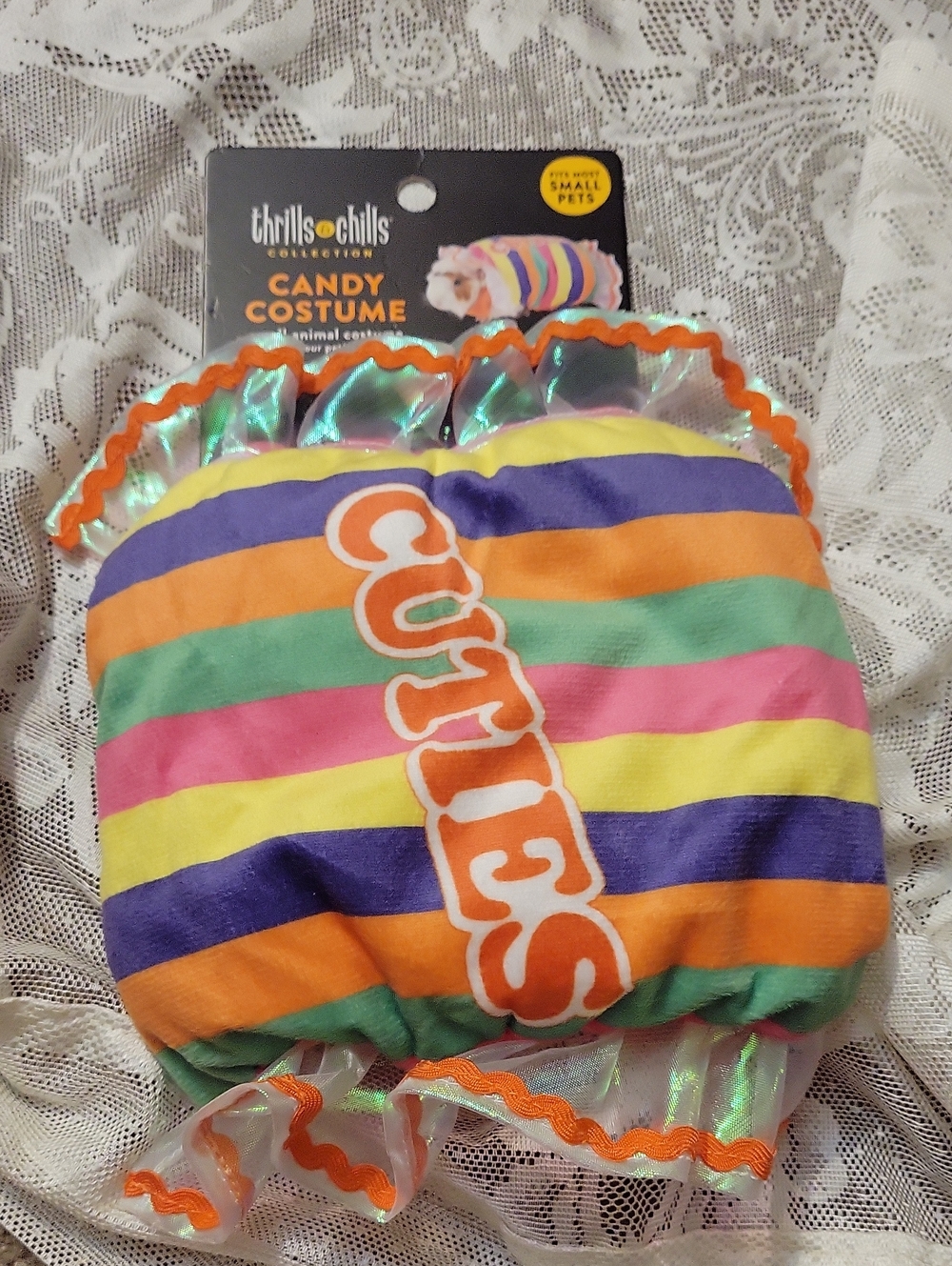 Small Pet  Candy Costume - Multicolor